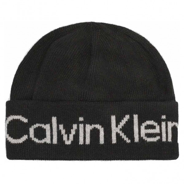 detail Calvin Klein dámská čepice K60K611151 BAX Ck Black