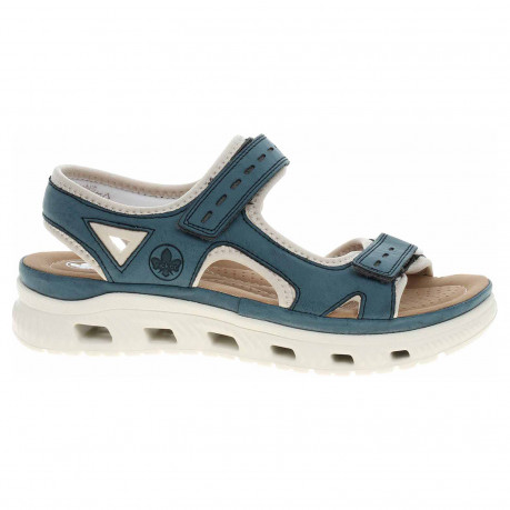 Dámské sandály Rieker 64066-14 blau kombi