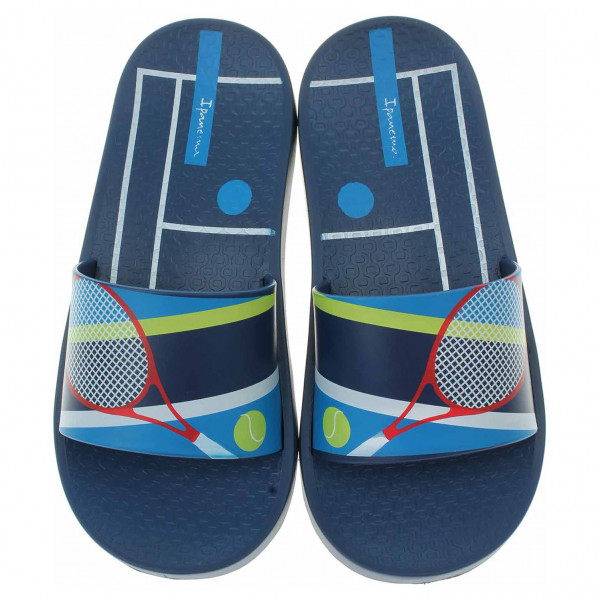 detail Plážové pantofle Ipanema chlapecké 83187-21443 blue-white