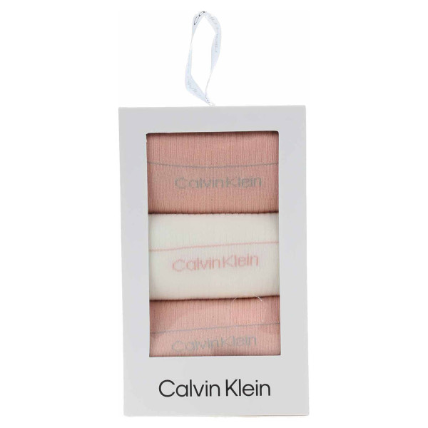 detail Calvin Klein dámské ponožky 701224982003999 pink combo