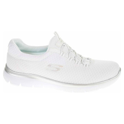 detail Skechers Summits white-silver