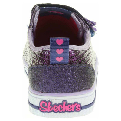 detail Skechers S Lights-Shuffles - Itsy Bitsy purple-blue